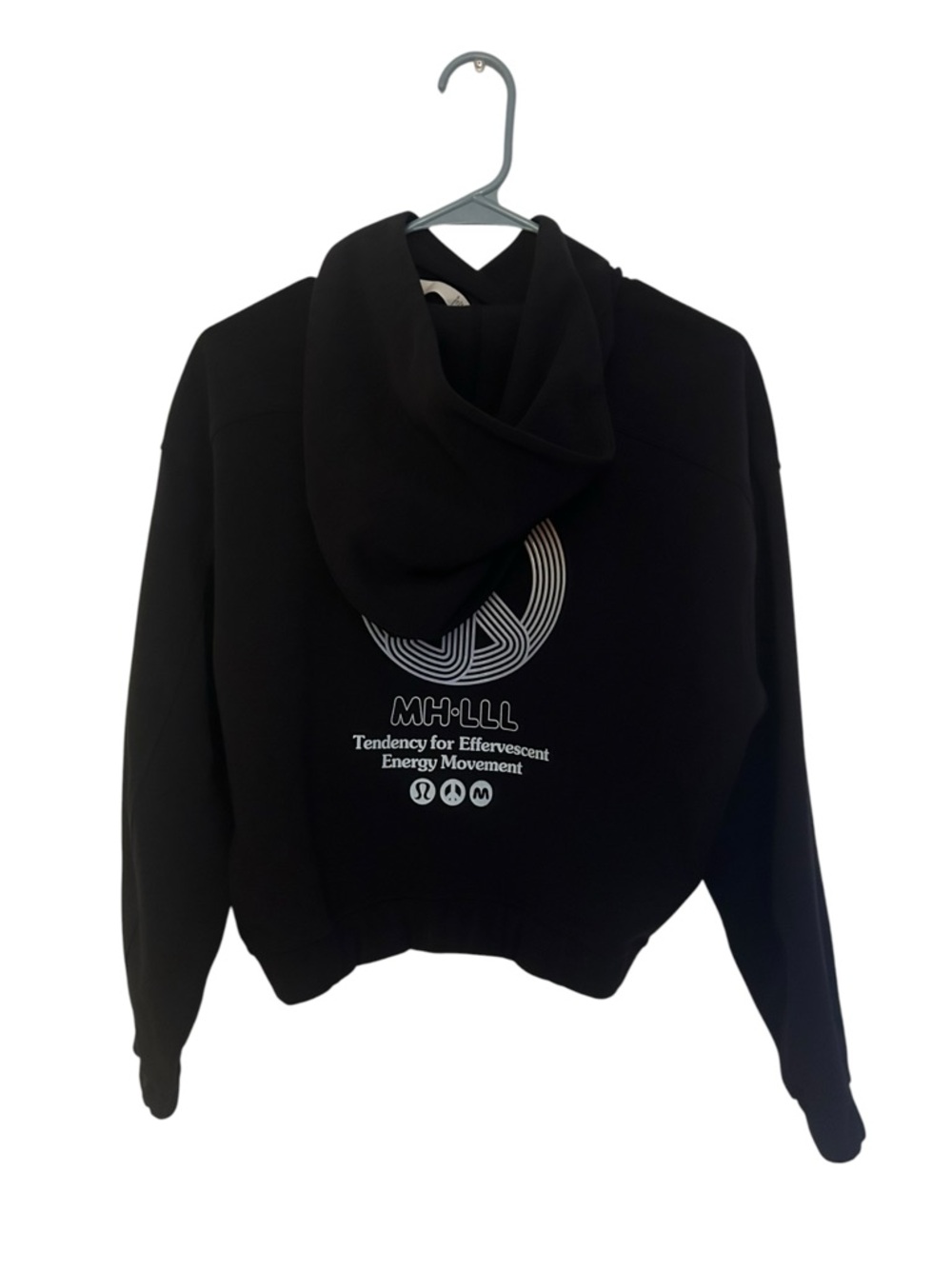 Lululemon x Madhappy Relaxed Cropped Hoodie Black size 2 - Picture 5 of 6
